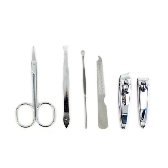 Travel Groom Set- Black Faux Leather Shell Case - NWT - Picture 7 of 8